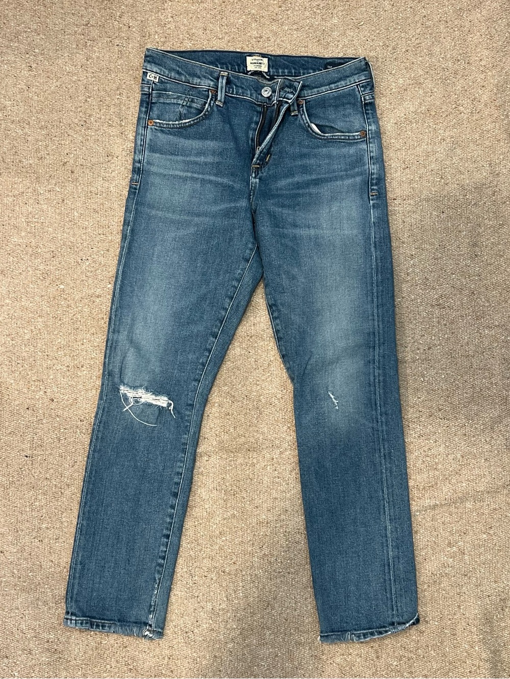 Citizens of Humanity Rocket Crop Mid Rise Slim Fit Jeans (Elsa)